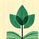 Icon representing daily health insights with a brain and leaf symbol